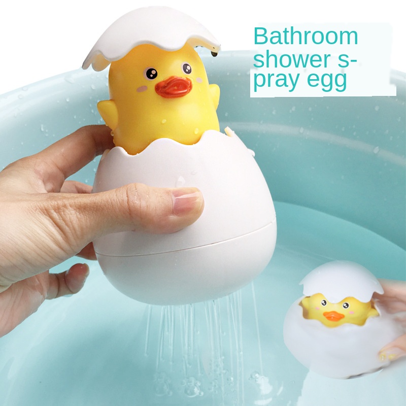 아기 물 스프레이 펭귄 작은 노란색 오리 어린이 샤워 욕실 재생 물 목욕 장난감